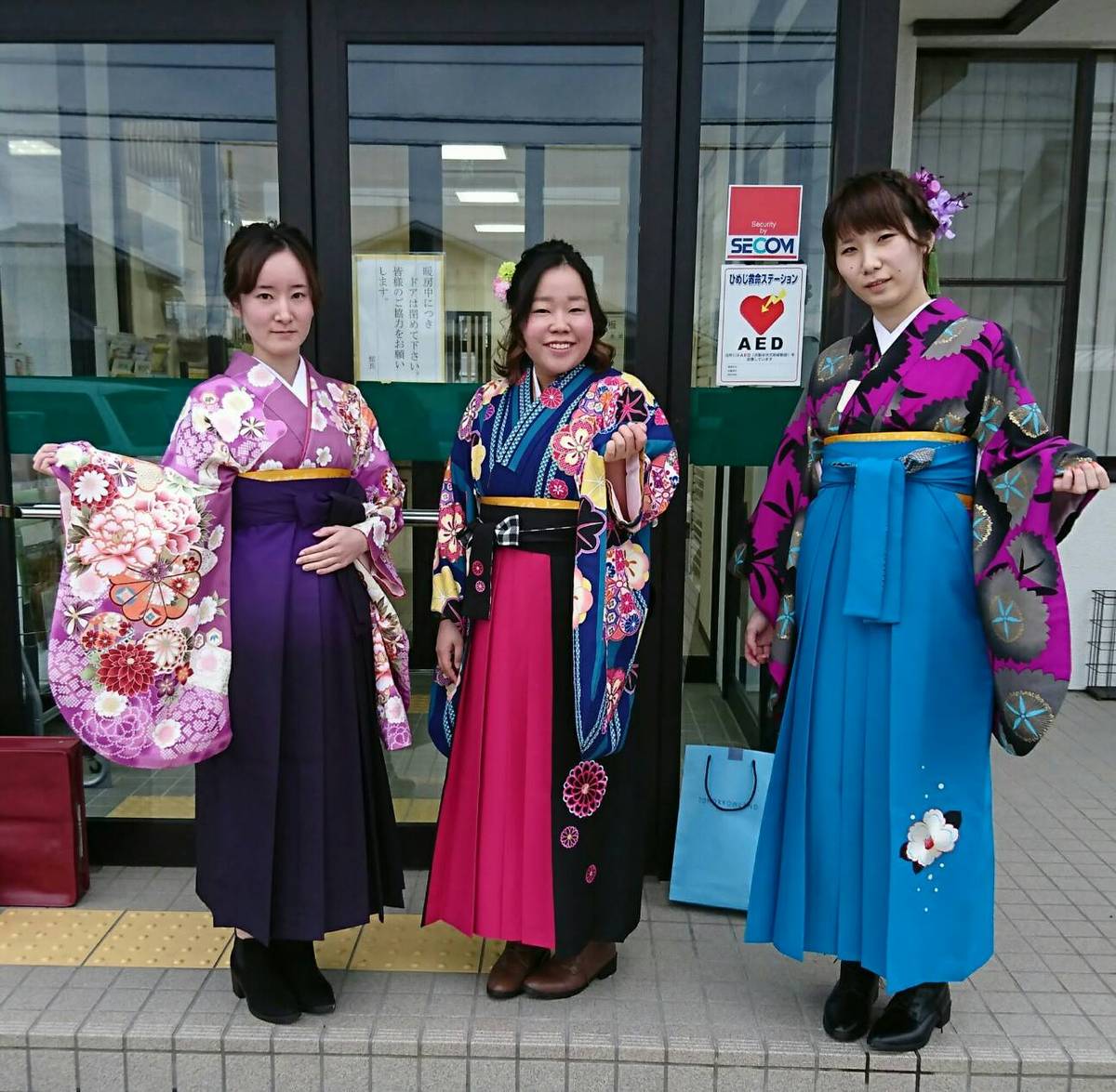 姫路大学2018年卒業式袴❤ | 姫路の振袖 袴 ドレス レンタルは山陽 