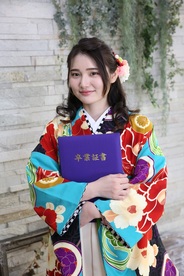 【卒業式袴】卒業式袴用着物-394 / 袴-250　【JAPANSTYLE×中村里砂】