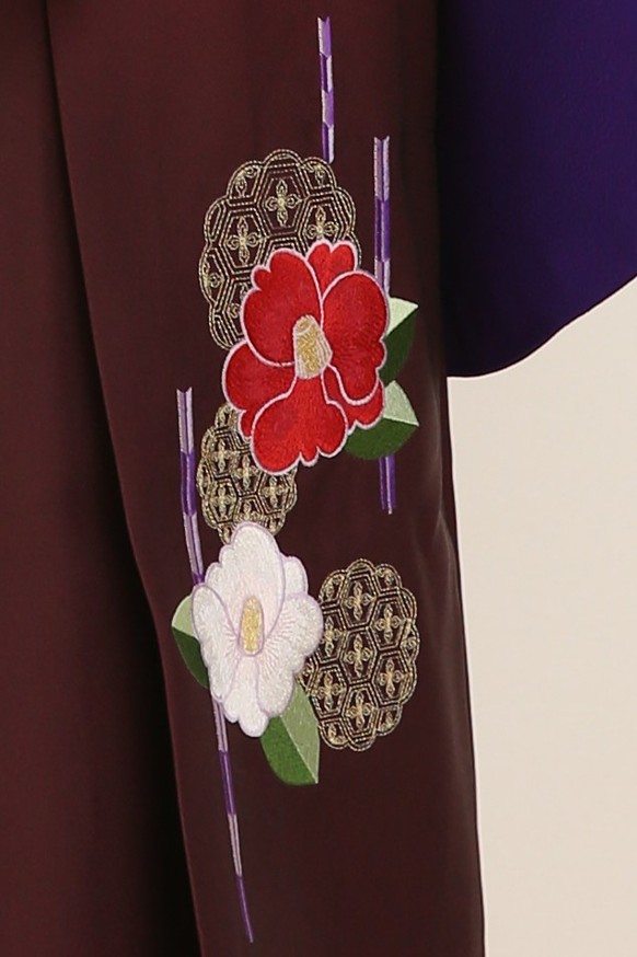 【卒業式袴】卒業式袴用着物-192 kansai/袴-233 白石麻衣