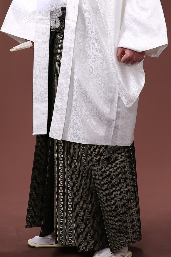紋付袴レンタル 紋付羽織レンタル 男袴 羽織着物ー53 男袴ー28