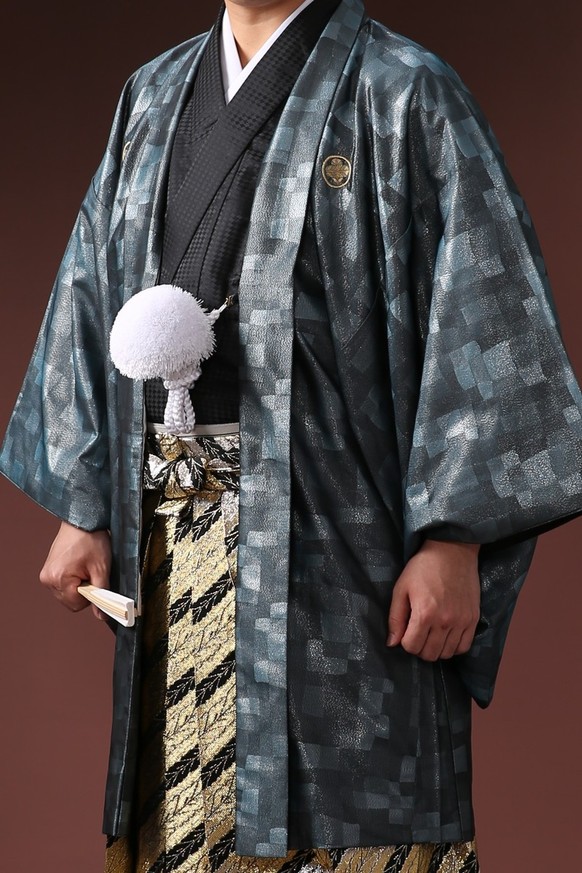 紋付袴レンタル 紋付羽織レンタル 男袴 羽織着物ー25 男袴ー26