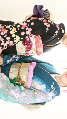 姫路市の成人式は、辻が花の振袖。のイメージ