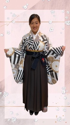 姫路市の卒業式は、ラフィネモカ＆今田美桜ブランドの着物・袴のイメージ