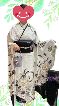 姫路市の成人式は、LILICAブランドの振袖のイメージ