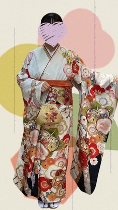 姫路市の成人式は、Coffretブランドの振袖のイメージ