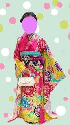姫路の成人式は、藤田ニコルのブランド振袖レンタルのイメージ