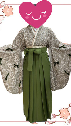 姫路市の卒業式は、ラフィネモカブランドの卒業袴のイメージ