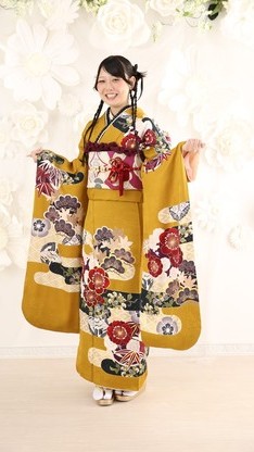 姫路市の成人式は、Vサンク×aoiブランドの振袖のイメージ