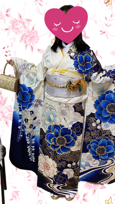 姫路市の成人式は、假屋崎省吾ブランドの振袖のイメージ