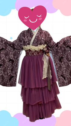 姫路市の卒業式は、ラフィネモカのドレス袴のイメージ