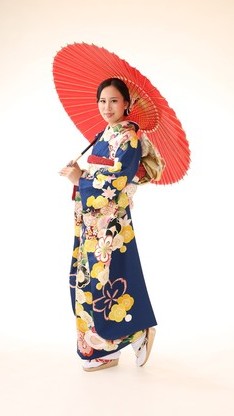姫路市の成人式は、てふてふブランドの振袖のイメージ