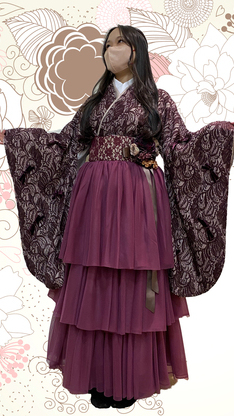 姫路市の卒業式は、ラフィネモカブランドの卒業袴のイメージ