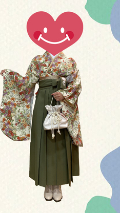 姫路市の卒業式は、ラフィネモカブランドの卒業袴のイメージ