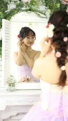姫路市の成人式は、森七菜ブランドの振袖のイメージ
