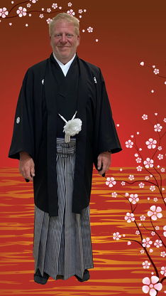 姫路市のお出かけレンタルは、シンプルな男袴のイメージ