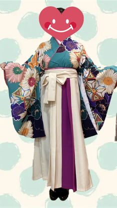 姫路市の卒業式は、にこるブランドの卒業袴のイメージ