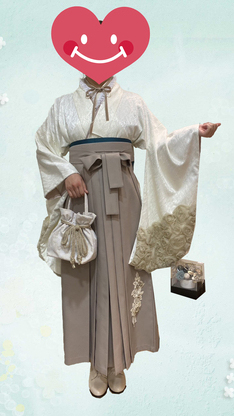 姫路市の卒業式は、ラフィネモカブランドの卒業袴のイメージ