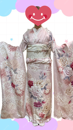 姫路市の成人式はなえなのの振袖×LARMEブランドの振袖のイメージ