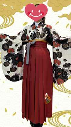 姫路市の卒業式はkansaiブランドの着物のイメージ