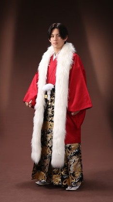 姫路市の成人式　赤い男袴のイメージ