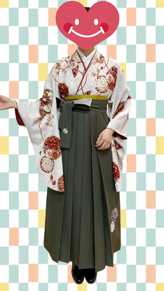 姫路市の卒業式は、JAPANSTYLE×中村里砂ブランド卒業式袴用着物のイメージ