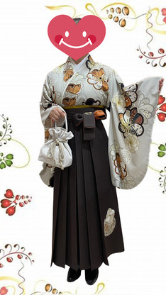姫路市の卒業式は、JAPANSTYLE×中村里砂ブランド卒業式袴用着物のイメージ