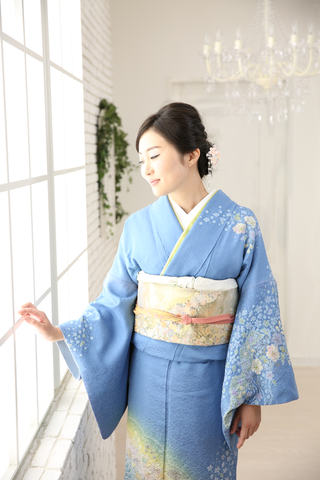 訪問着-20 幻の辻が花 吉野一廉 金箔 | 姫路の成人式振袖 袴