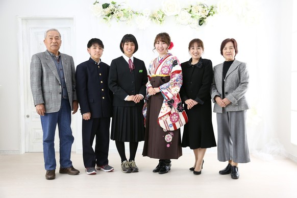 【有村架純ブランド卒業式袴レンタル】有村架純ブランド卒業式袴用着物着物-357 / 袴-177 