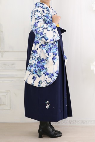 JILLSTUART 袴 着物 セット NISHIORI JILLSTUART ジルスチュアート 二尺袖 着物 袴 レンタル
