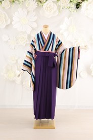 【卒業式袴】卒業式袴用着物-206/袴-95 kansai