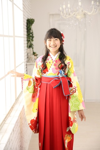 JAPANSTYLE×中村里砂ブランド卒業式袴】卒業式袴用着物-383/ 袴