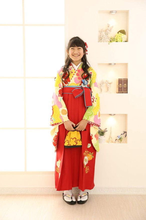 【JAPANSTYLE×中村里砂ブランド卒業式袴】卒業式袴用着物-383/ 袴-237【藤田ニコル】