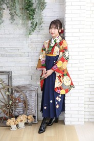 【卒業式袴】卒業式袴用着物-373  JAPAN STYLE×中村里砂／袴-241