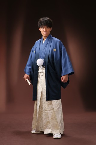 紋付袴レンタル 紋付羽織レンタル 男袴 羽織着物ー41 男袴ー44 | 姫路