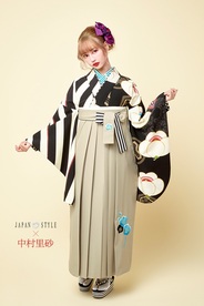 【卒業式袴】卒業式袴用着物-   JAPAN STYLE×中村里砂