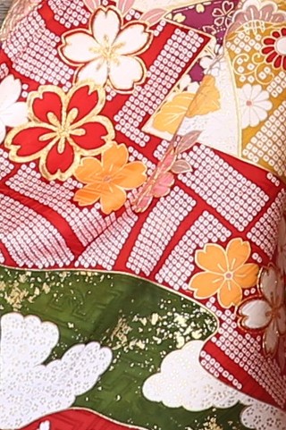 振袖レンタル 成人式振袖 着物】振袖-375赤豪華金彩金駒刺繍 | 姫路の 