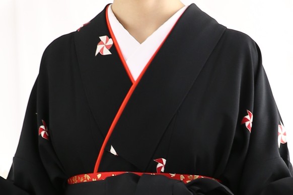 【卒業式袴】卒業式袴用着物-92 /卒業式 袴-黒