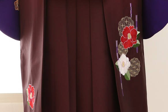 【卒業式袴】卒業式袴用着物-192 kansai/袴-233 白石麻衣