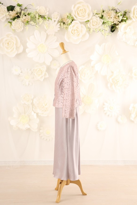 【桂由美マザーズドレス・結婚式パーティーお呼ばれミセスドレスレンタル】13-263・13号／11-278・11号