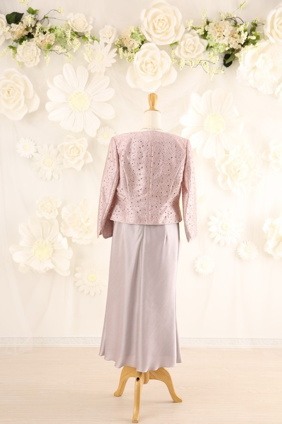 【桂由美マザーズドレス・結婚式パーティーお呼ばれミセスドレスレンタル】13-263・13号／11-278・11号