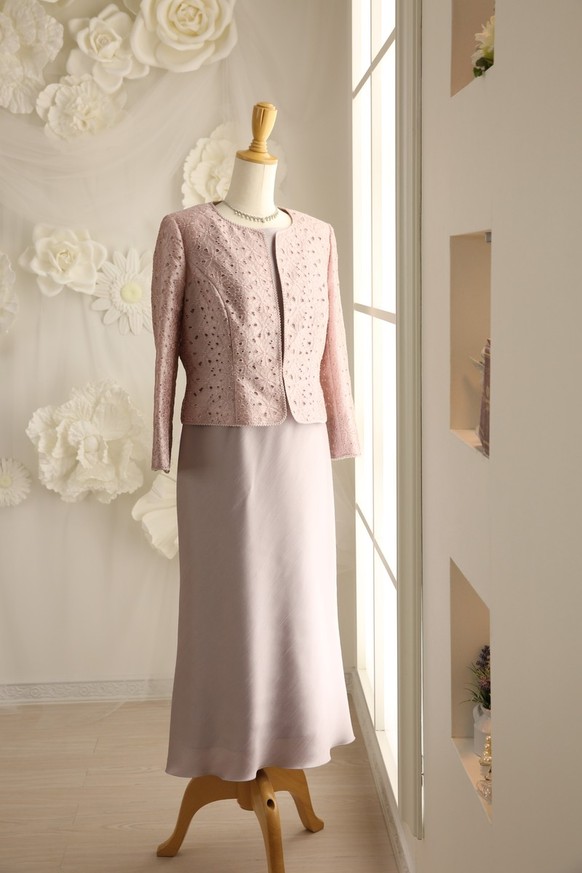 【桂由美マザーズドレス・結婚式パーティーお呼ばれミセスドレスレンタル】13-263・13号／11-278・11号