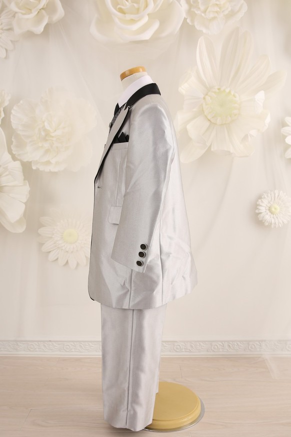 【結婚式パーティーお呼ばれ男の子フォーマル・男の子レンタル】日本製 5歳用 男の子スーツ　J5-31（110㎝）
