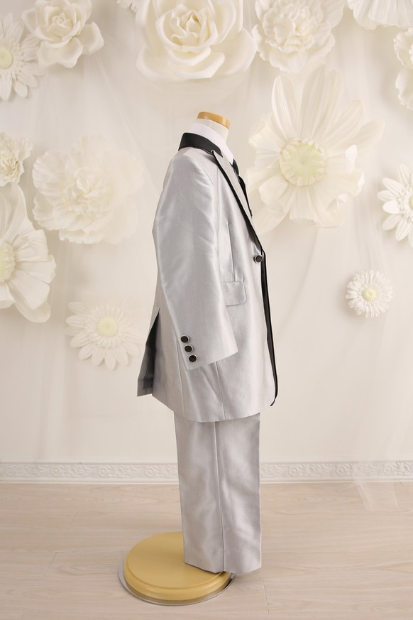 【結婚式パーティーお呼ばれ男の子フォーマル・男の子レンタル】日本製 5歳用 男の子スーツ　J5-31（110㎝）