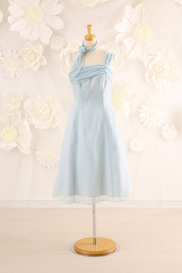 【結婚式パーティーお呼ばれドレスレンタル】06-126　9号　メルシー