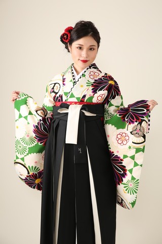 marin☆　袴✖️3着 JAPAN STYLE×中村里砂ブランド卒業式袴レンタル】JAPAN STYLE×中