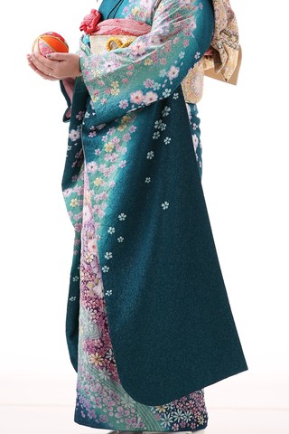 振袖-217 金通し 幻の辻が花 金彩 | 姫路の成人式振袖 袴