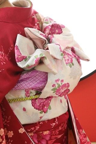 振袖-269 【モリ ハナエ】ブランド 金駒刺繍 牡丹地模様 | 姫路