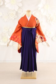 【卒業式袴レンタル】卒業式袴用着物-106 /袴-パープル