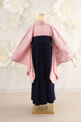 卒業式袴 卒業式袴用着物 143 袴 紺 姫路の振袖 袴 ドレス レンタルは山陽百貨店4f貸衣装マリリンハウス
