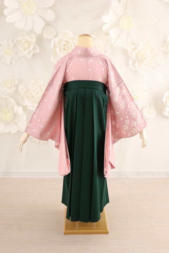 【卒業式袴】卒業式袴用着物-143 /袴-緑